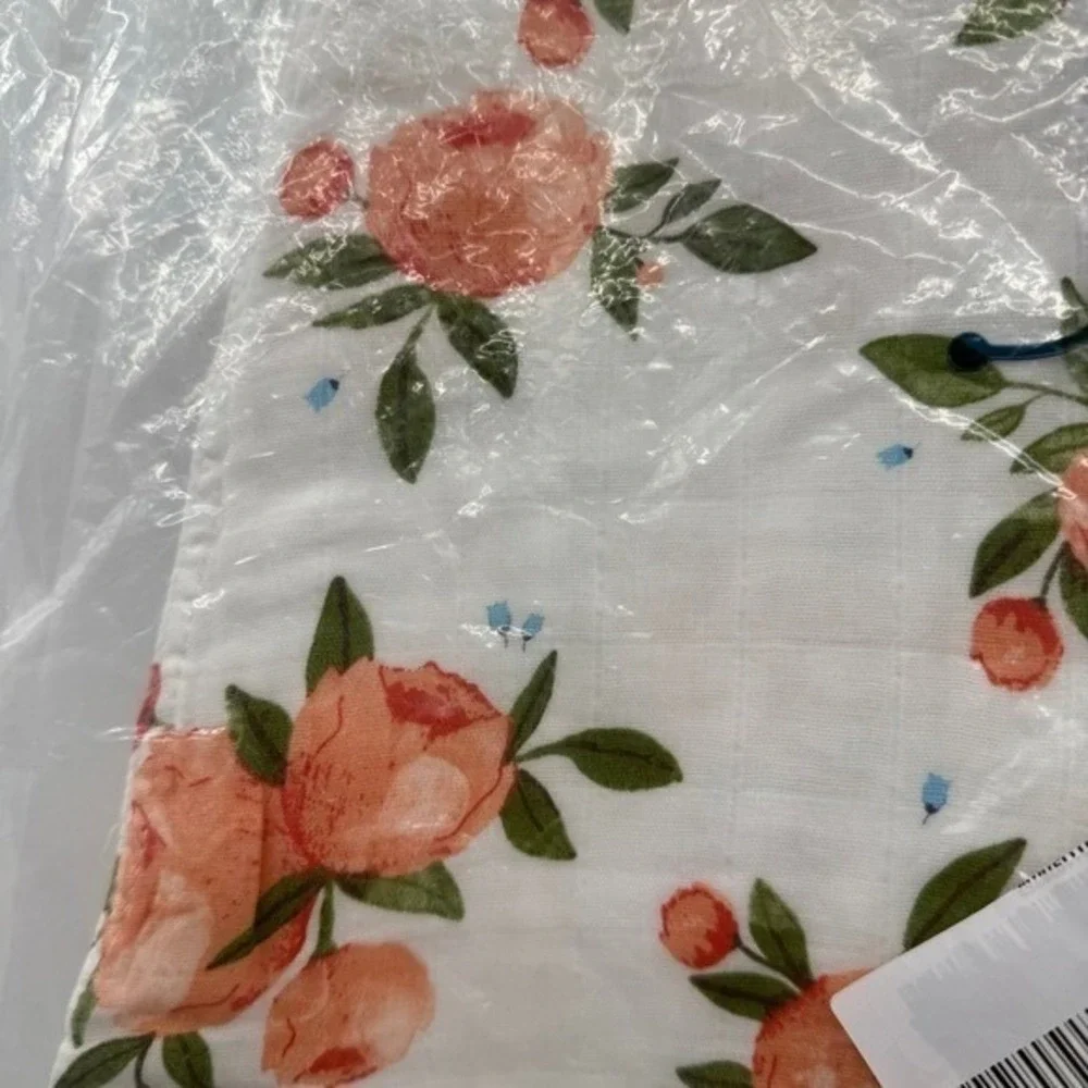 New little unicorn muslin sleep sack roses floral size medium 6-12 months